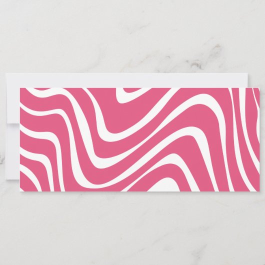 Roze vliegbiljet van Birthday Party - uitnodiging (Achterkant)