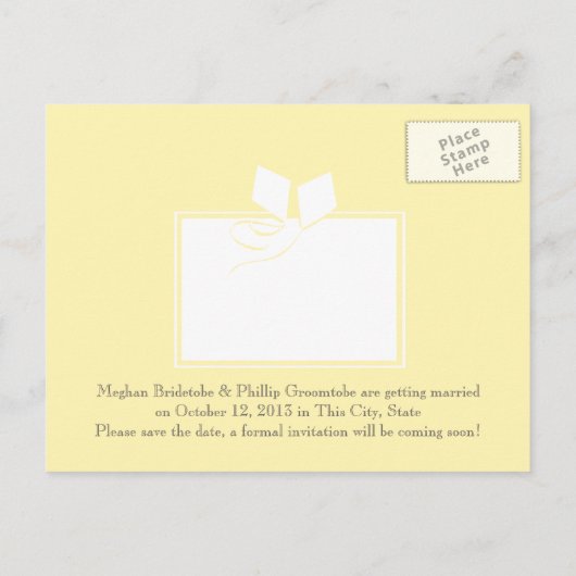 Roze vliegers Bewaar de datum Aankondigingskaart (Achterkant)