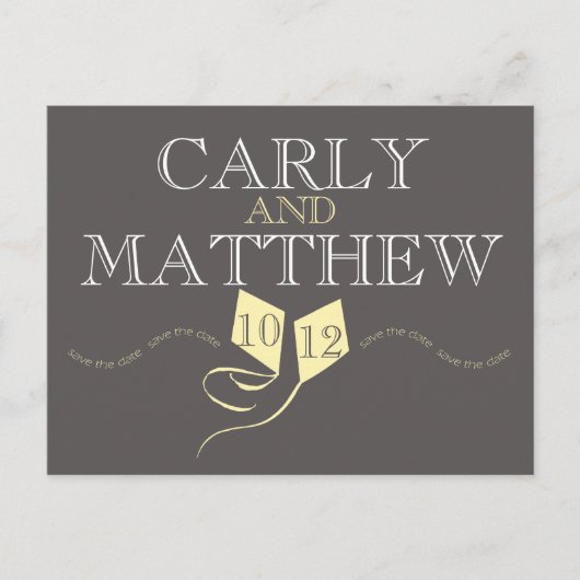 Roze vliegers Bewaar de datum Aankondigingskaart (Voorkant)