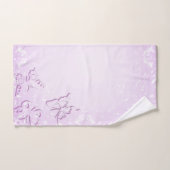 Roze vlinder bad handdoek (Handdoek)