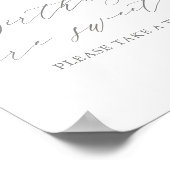 Roze vlinder Birthday Party Birthdays is zoet Poster (Hoek)