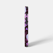 Roze vlinder bloem iPhone hoesje (Linkerkant)