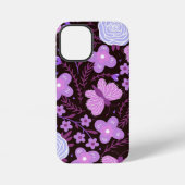 Roze vlinder bloem iPhone hoesje (Achterkant)