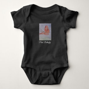 Roze vlinder bodysuit
