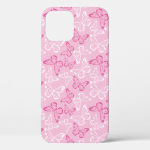 Roze vlinder Case-Mate iPhone case