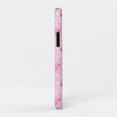 Roze Vlinder Case-Mate iPhone Case (Achterkant/rechts)