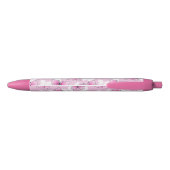 Roze Vlinder Cute Kawaii Gepersonaliseerde Pen (Achterkant)