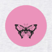 Roze Vlinder - CYO - Kledinglabel Labels (Design 1)