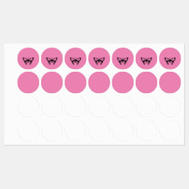 Roze Vlinder - CYO - Kledinglabel Labels