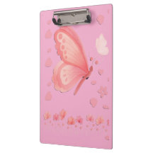 ​Roze Vlinder en Hartjes Mooie Foto Notitieboek 