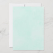 Roze Vlinder en  Roos Collage Bruiloft Kaart (Achterkant)