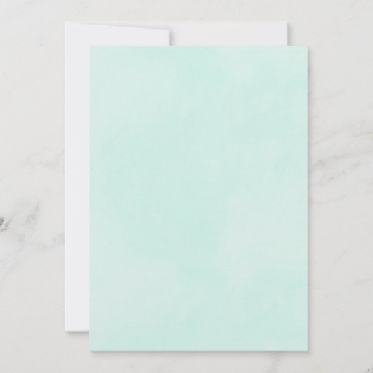 Roze Vlinder en  Roos Collage Bruiloft Kaart (Achterkant)