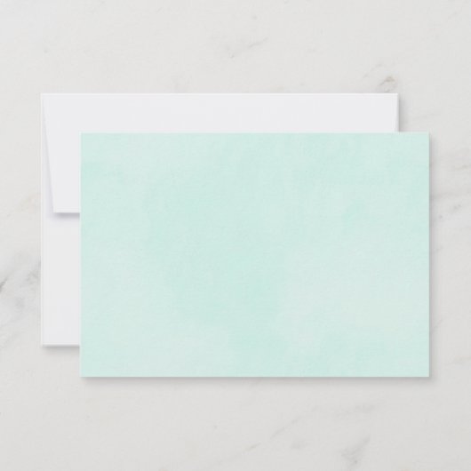 Roze Vlinder en  Rozen Bruiloft RSVP (Achterkant)