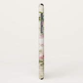 Roze Vlinder en Shabby  Rozen Custom Case-Mate iPhone Case (Achterkant/links)