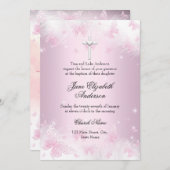  roze vlinder foto's Baptisme 2 Kaart (Voorkant / Achterkant)