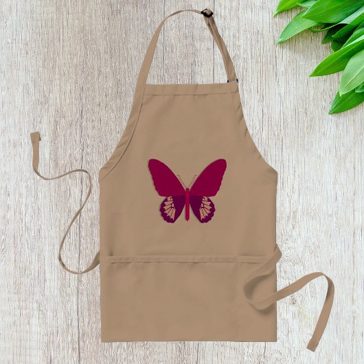 Roze Vlinder Insect Schort