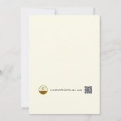 Roze vlinder kaart (Achterkant)