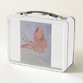 Roze Vlinder Lunchbox (Achterkant)