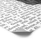 Roze vlinder Masker Poster (Hoek)