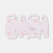 Roze Vlinder Meisjes Verjaardag gunstbox Bedankdoosjes (Uitgevouwen)