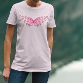 Roze Vlinder met Sakura T-shirt