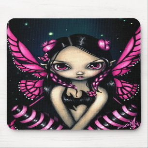 "Roze vlinder" Mousepad Muismat