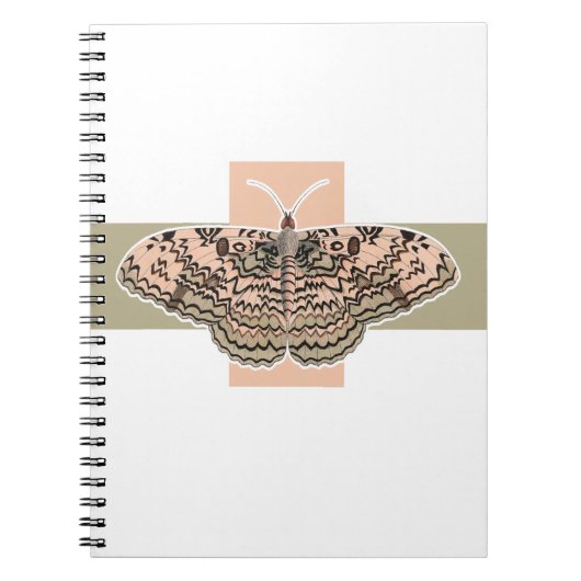 Roze vlinder notitieboek (Voorkant)