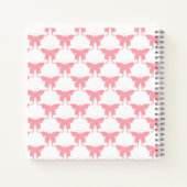 Roze vlinder notitieboek (Achterkant)