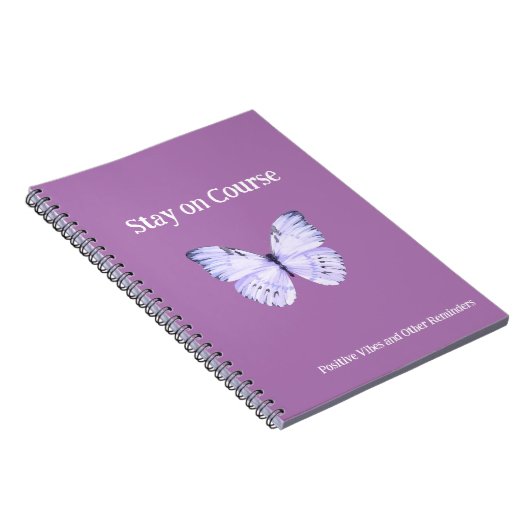 Roze vlinder op de cursus en andere herinneringen notitieboek (Rechterzijde)