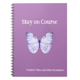 Roze vlinder op de cursus en andere herinneringen notitieboek