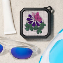  Roze Vlinder Paarse Bloem Doodle Style