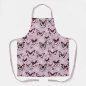 Roze Vlinder Patroon Schort (Voorkant)