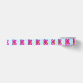 roze vlinder satijnen lint (Voorkant)