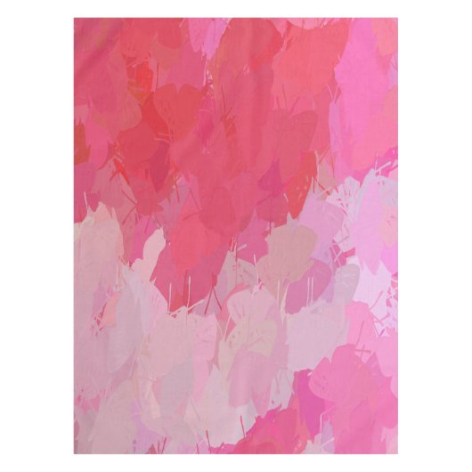 -roze vlinder tafellaken (Voorkant)