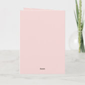 Roze Vlinder Verjaardag Kaart (Achterkant)
