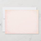 Roze Vlinder Verjaardagsfeestje Bloemmeisje Kaart (Achterkant)