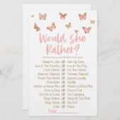 Roze vlinder zou een Vrijgezellenfeest zijn Briefpapier (Voorkant / Achterkant)