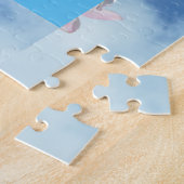  roze vlinderbloemboom, legpuzzel (Zijkant)