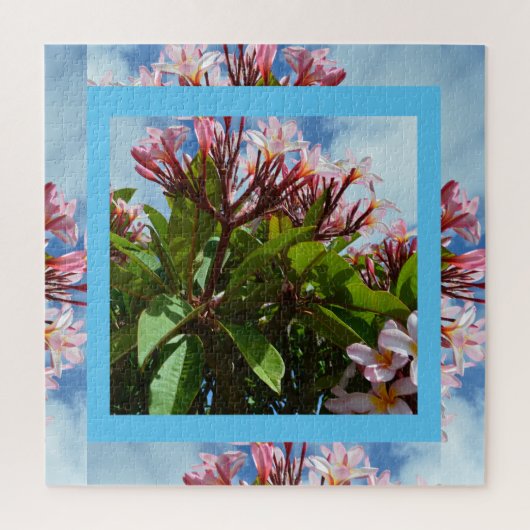  roze vlinderbloemboom, legpuzzel (Verticaal)