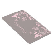 Roze vlinderbloemigen Premium Magnet Magneet (Rechterzijde)