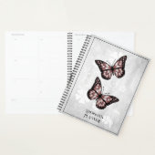 Roze vlinderbloemplank planner (Display)