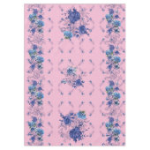 Roze vlinderbloemwei tafelkleed (Voorkant)