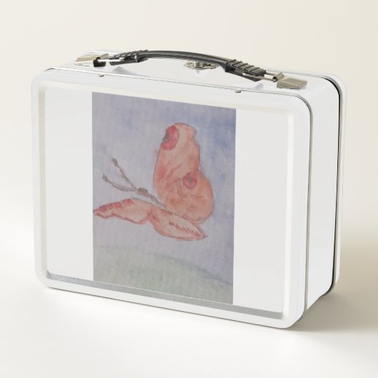 Roze vlinderbox (Achterkant)