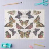 Roze vlinderdeeg tissuepapier (Craft)