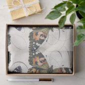 Roze vlinderdeeg tissuepapier (Geschenk)