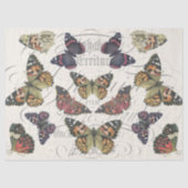 Roze vlinderdeeg tissuepapier (Voorkant)