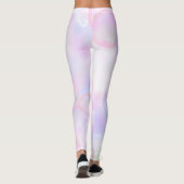 Roze vlinderpatroon leggings (Achterkant)
