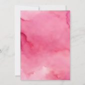 Roze Vlinders April Buien Brengen Mei Bloemen Kaart (Achterkant)