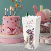 Roze Vlinders Bloemen Trouwjurk Vrijgezellenfeest Bedankdoosjes