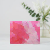  roze vlinders Briefkaart (Staand voorkant)